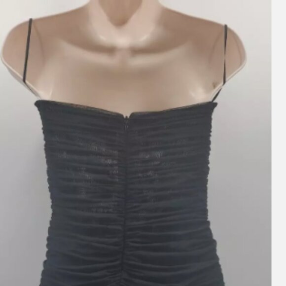 Babaton Romantic Mob Wife  Black dress size 6 - Picture 4 of 12